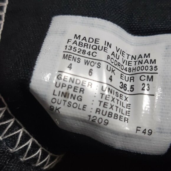 Converse High Hi Top Sneakers Shoes Gray Black Space Dye Knit Womens 6 Mens 4 - Picture 9 of 12